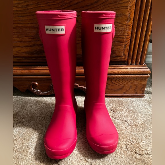Hunter Other - Hunter Kids Pink Boots